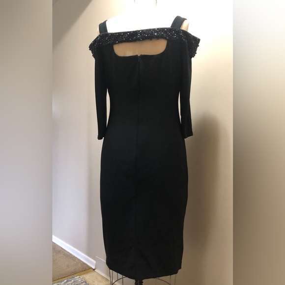 Betsy & Adam Y2K  Formal  Black Dress. Size “14” - Picture 5 of 5